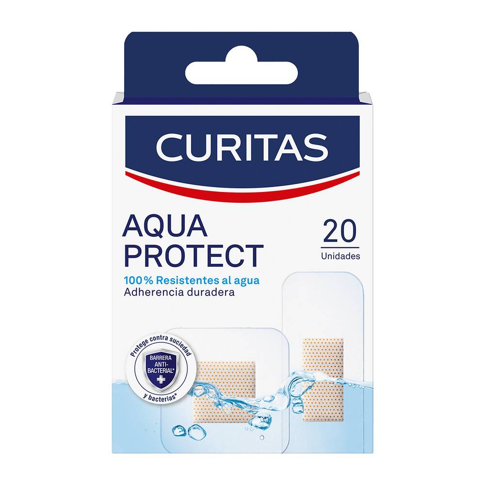 Curitas · Aqua protect venditas transparentes (20 un)