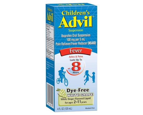 Advil · Children's Ibuprofen 100 mg Pain Reliever & Fever Reducer (4 fl oz)
