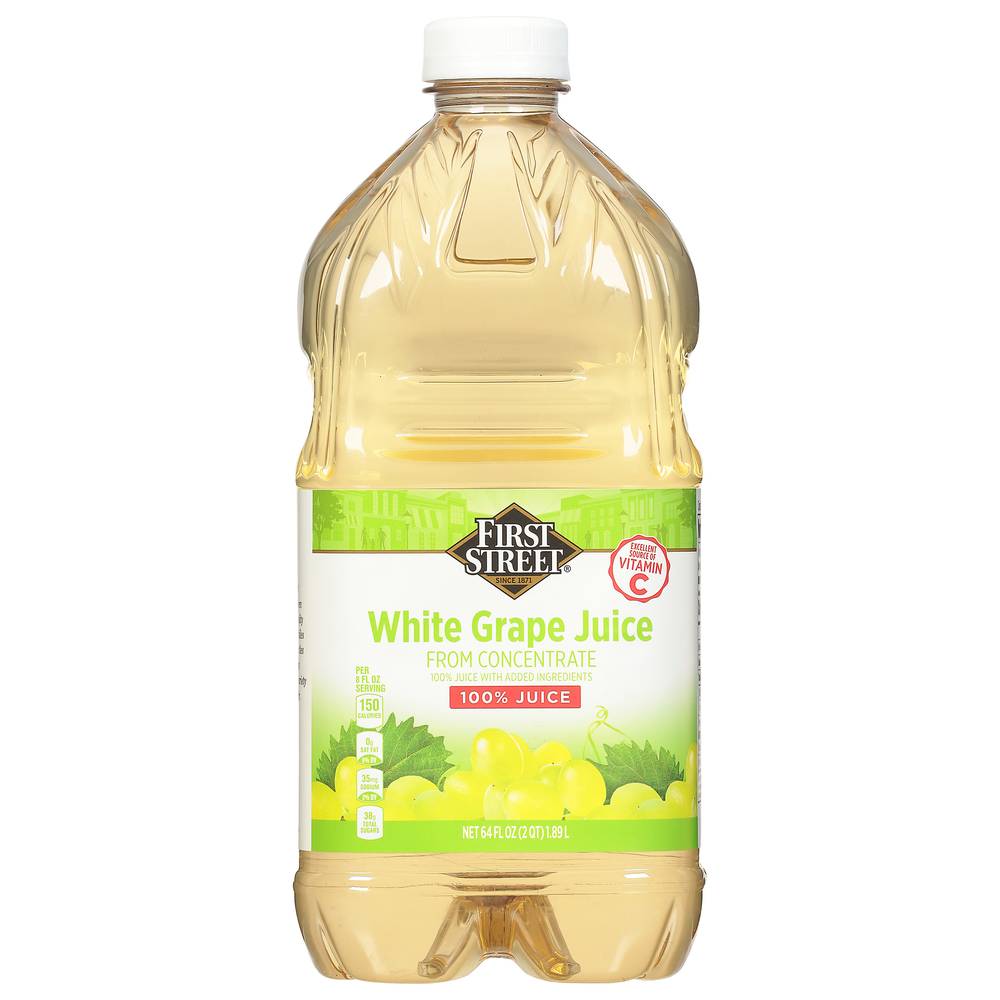 First Street 100% White Grape Juice (64 fl oz)
