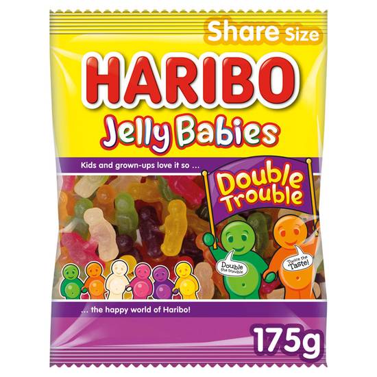 HARIBO Jelly Babies Double Trouble Bag 175g
