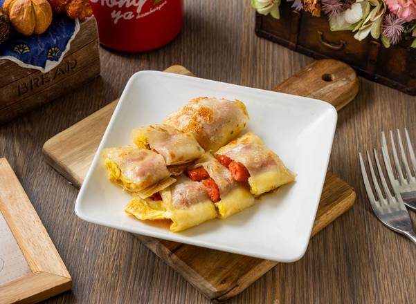 熱狗蛋餅   Hot  Dog  Egg  Wrap