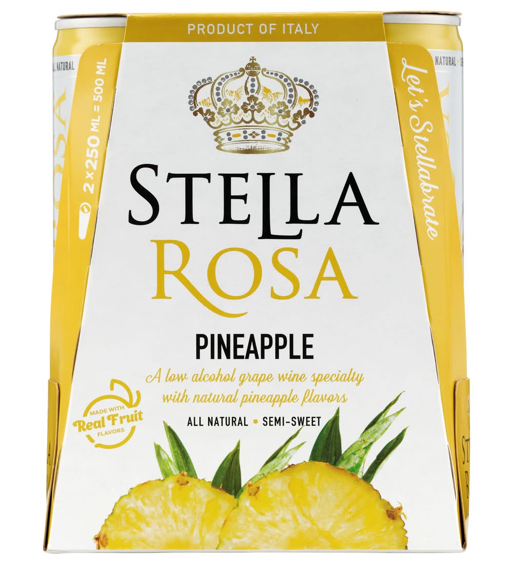 Stella Rosa Pineapple Semi-Sweet Wine (2 x 250 ml)