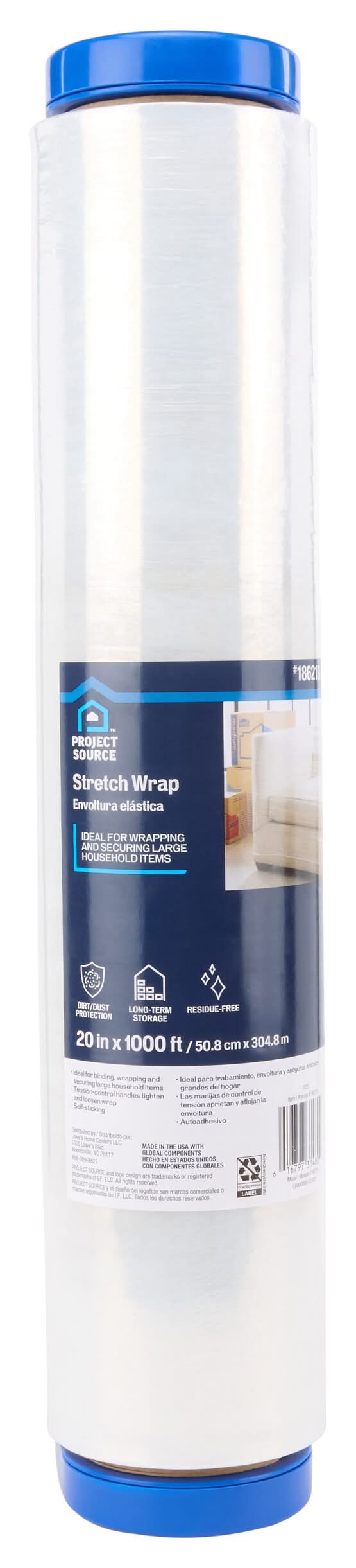 Project Source 20-in x 1000-ft Stretch Wrap