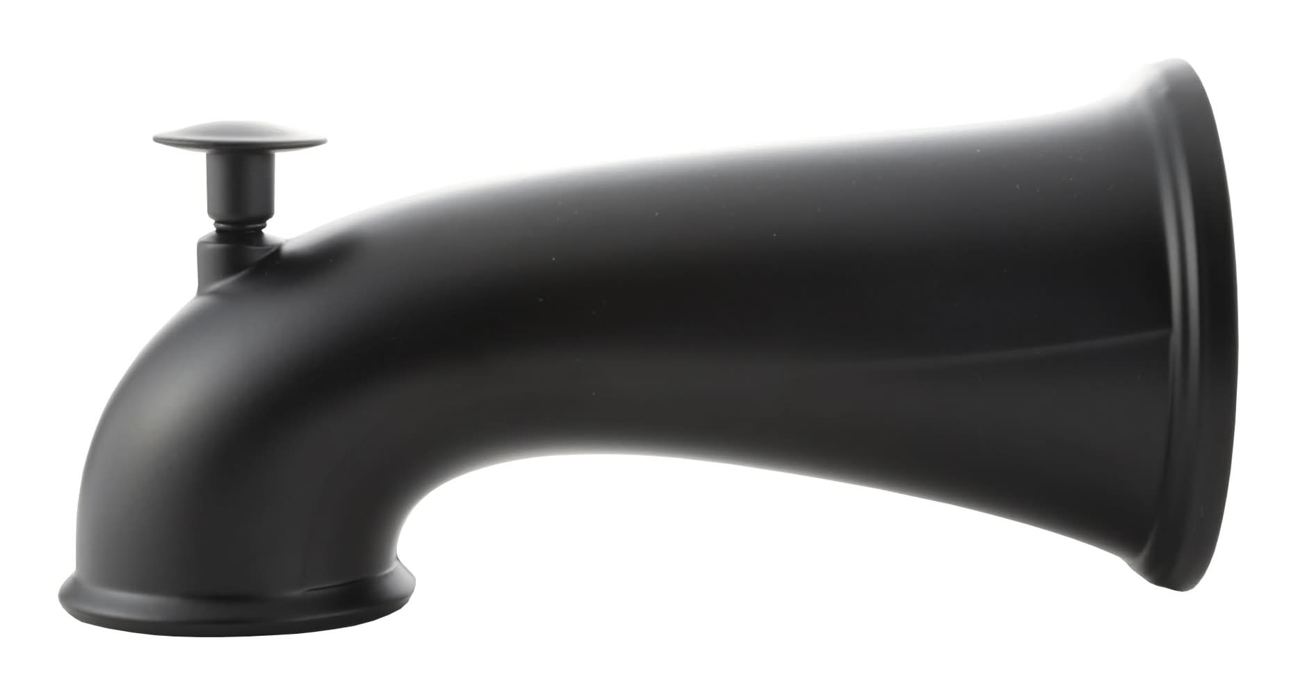 Danco Matte Black Universal Fit Bathtub Spout With Diverter