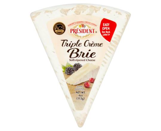 Président Triple Creme Brie Cheese (4 oz)
