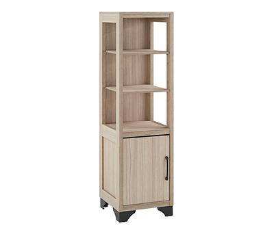 Beige Tower Accent Cabinet, Tan