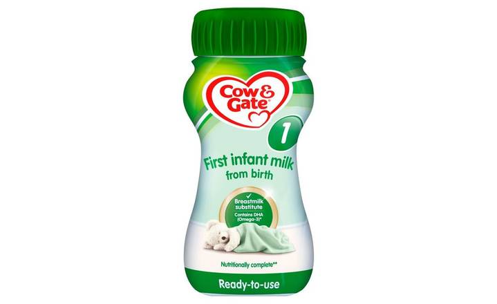 Cow & Gate 1 First Infant Milk from Birth 200ml (380742)