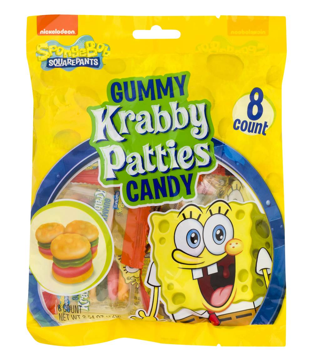 Nickelodeon Krabby Patties Gummy Candy (2.6 oz)