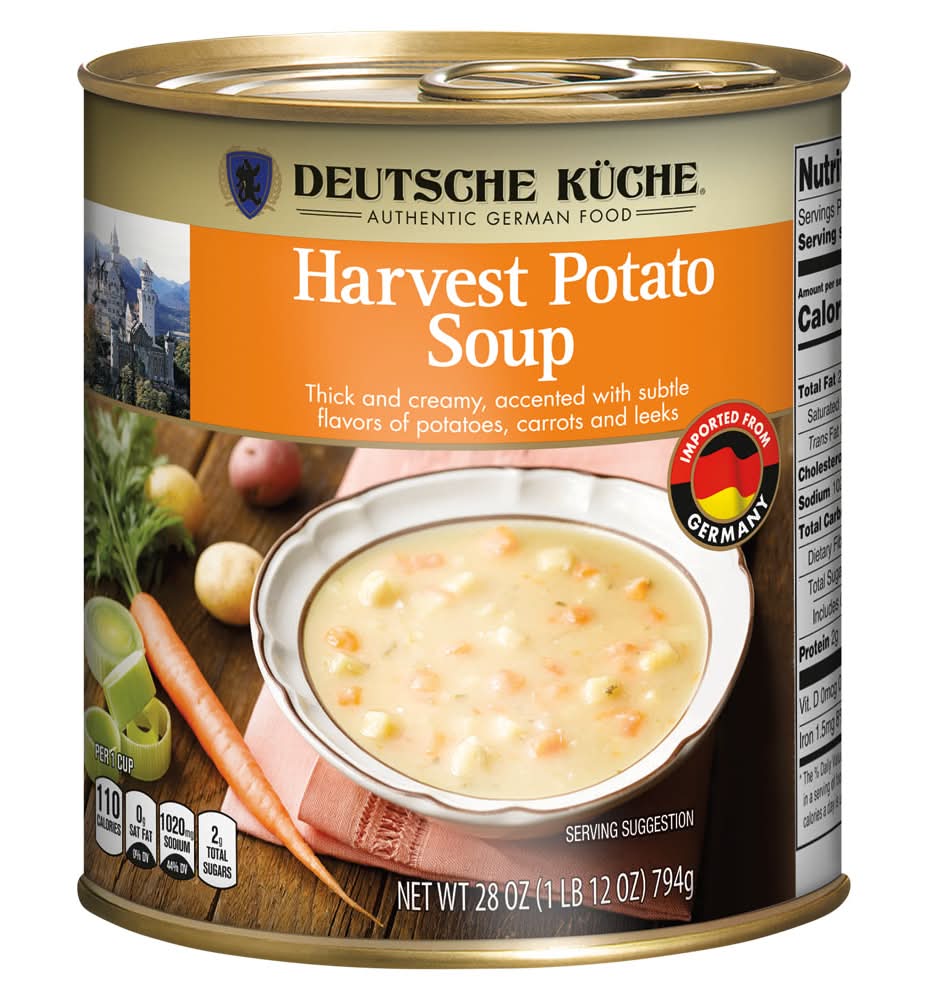 Deutsche Küche Harvest Soup, Potatoes-Carrots-Leeks (28 oz)