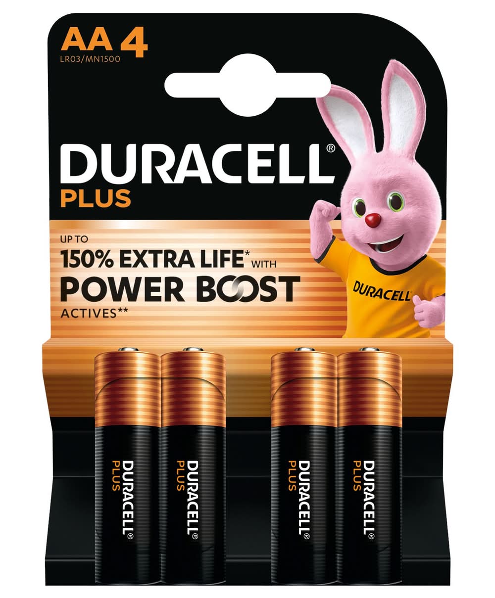 Duracell - Piles alcalines lr6 power boost, AA (4)