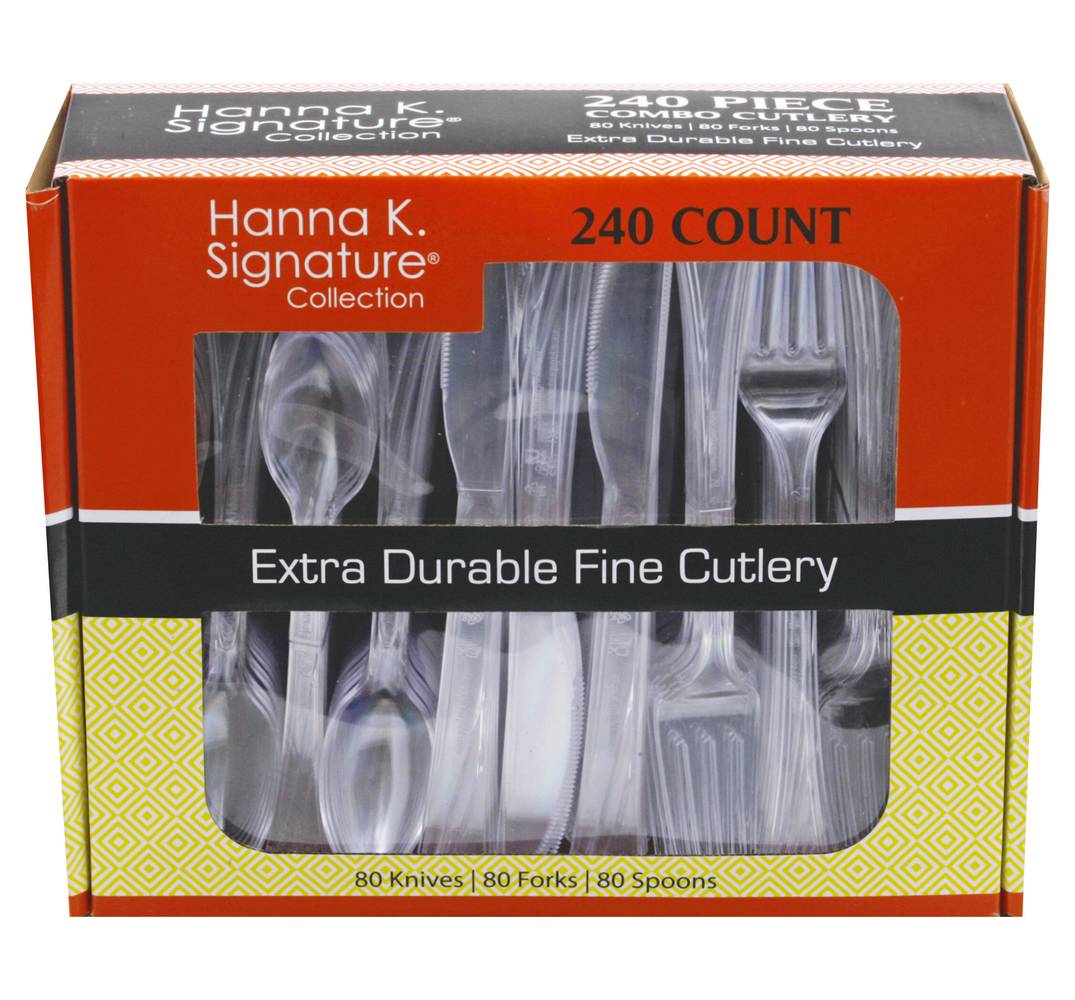 Hanna K. Signature Extra Durable Fine Forks Knives & Spoons