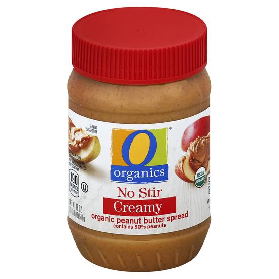 O Organics No Stir Creamy Peanut Butter Spread