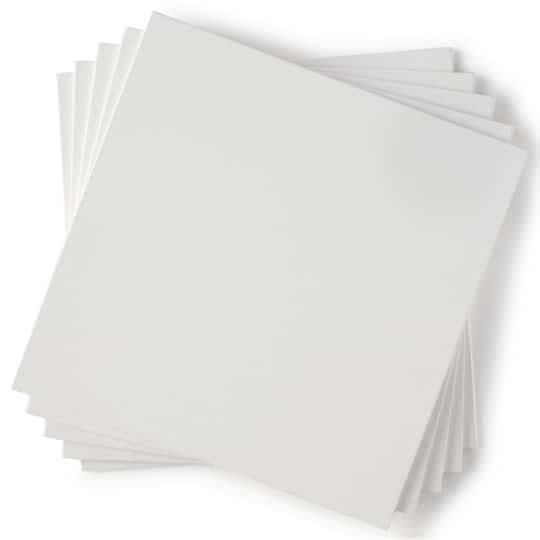 Creatology Canvas Panel Age 3+, 8" X 8", White (5 ct)