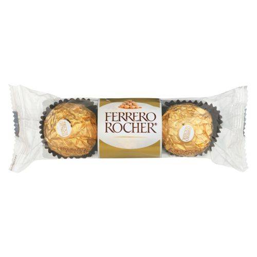 Ferrero rocher emballage triple (37,50 g) - hazelnut chocolates (37.50 g)