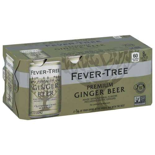 Fever Tree · Premium Ginger Beer (8 x 5.1 fl oz)