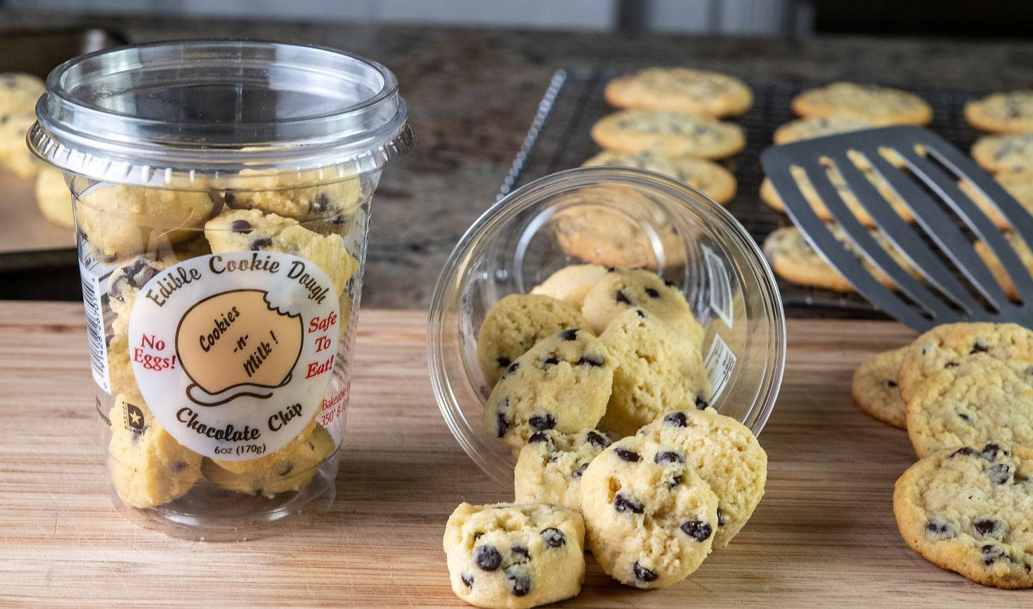 Cookies-n-Milk No Eggs Edible Cookie Dough, Chocolate Chip (6 oz)