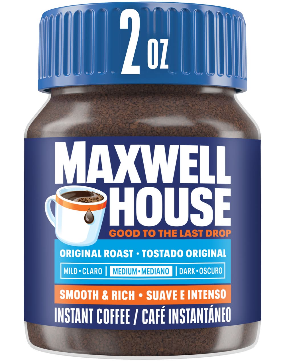 Maxwell House The Original Roast Instant Coffee (2 oz)