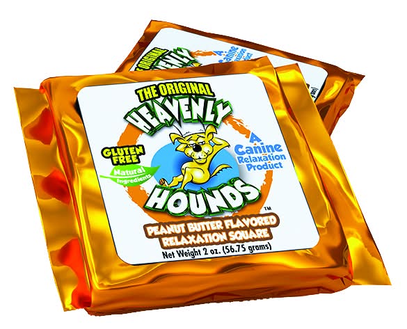 Heavenly Hounds Relaxation Square For Dog Food, Peanut Butter (2 oz)