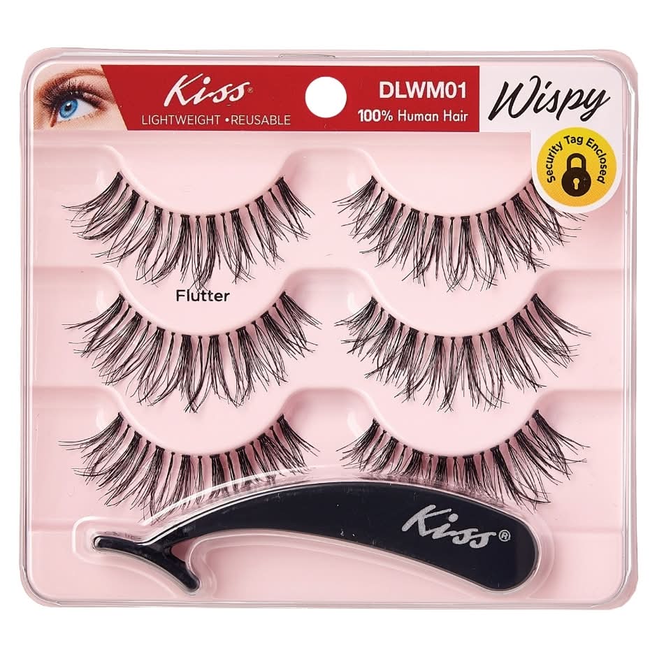 KISS Wispy Multipack Flutter Eye Lashes (3 ct)