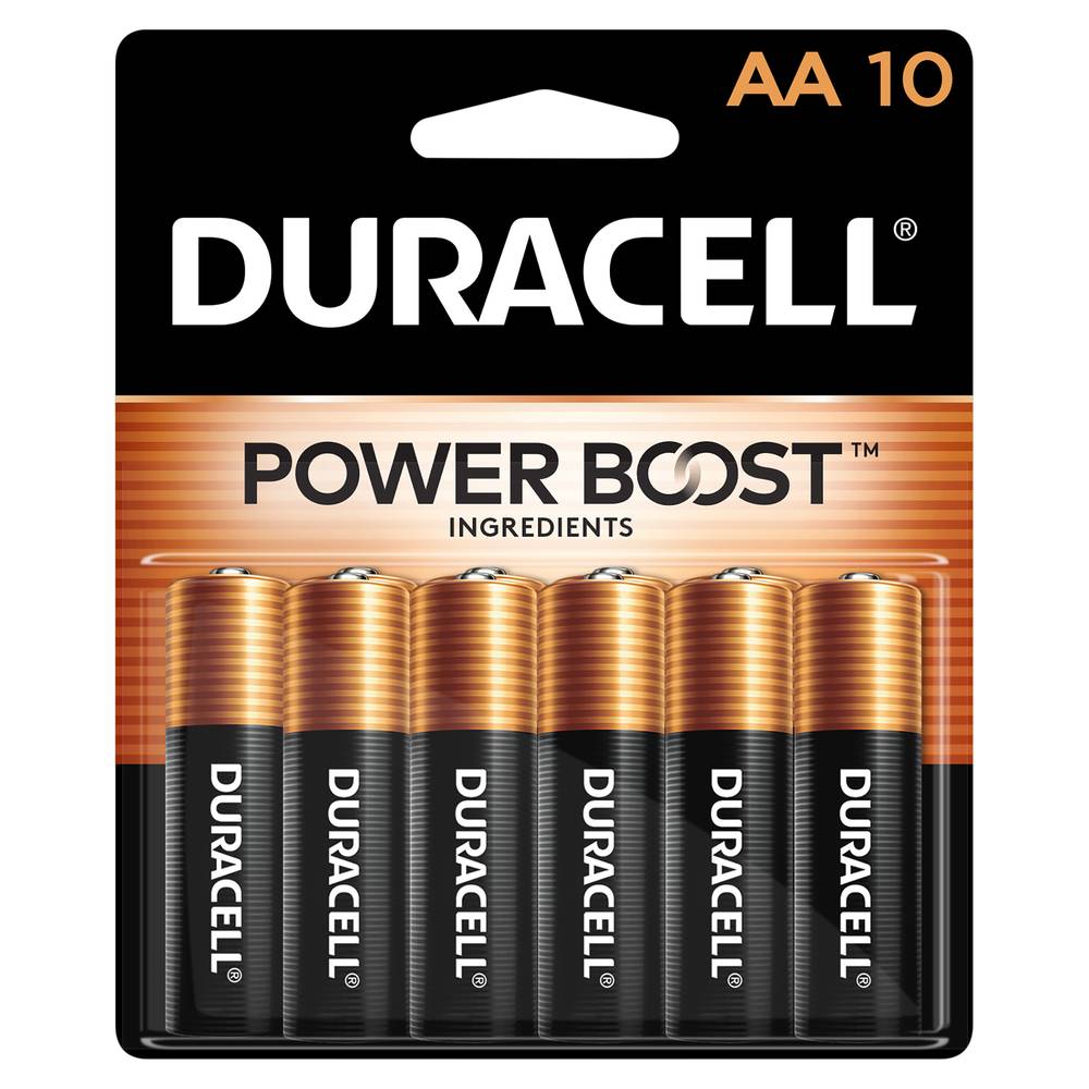 Duracell Coppertop Aa Alkaline Batteries (10 ct)