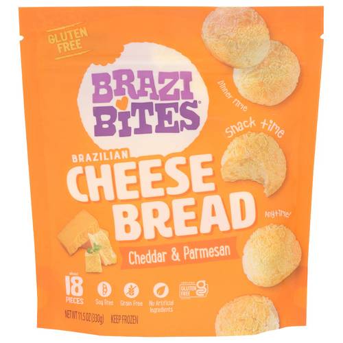 Brazi Bites Cheddar & Parm Brazilian Cheese Bread