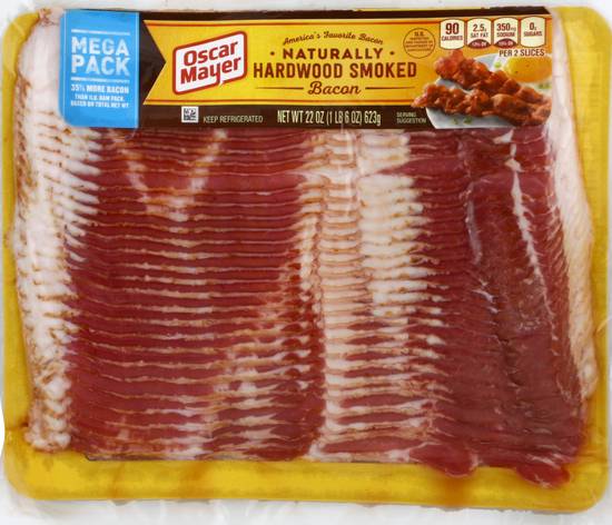 Oscar Mayer Naturally Hardwood Smoked Bacon Mega Pack