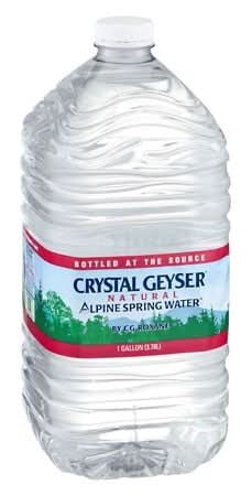 Crystal Geyser Natural Alpine Spring Water - 128.0 Ounces