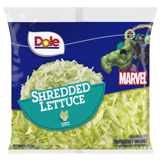 Dole Marvel Iceberg Shredded Lettuce