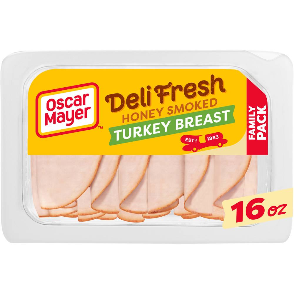 Oscar Mayer Deli Fresh Turkey Breast Honey Smoked (16 oz)