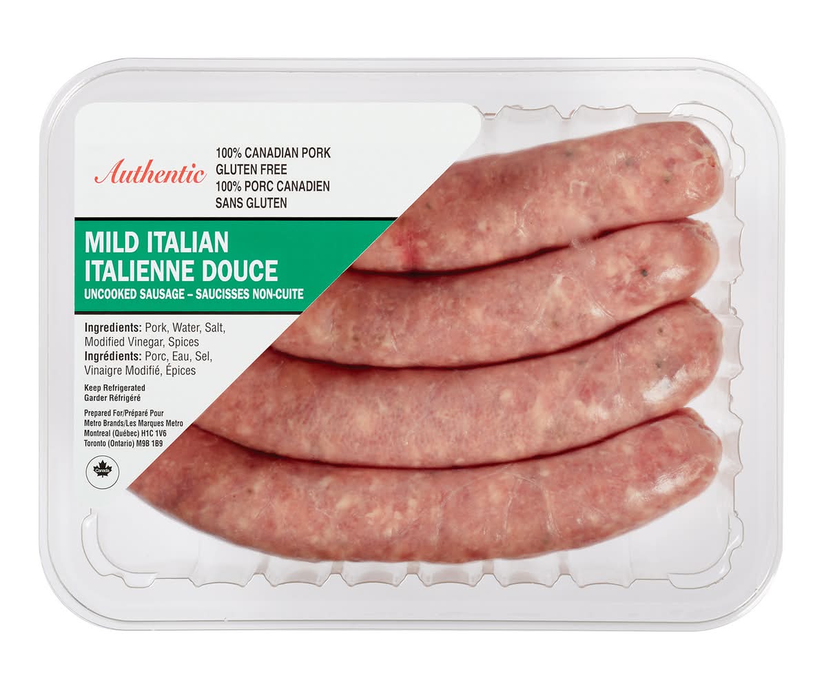 Mild Italian Sausages (4 per tray)