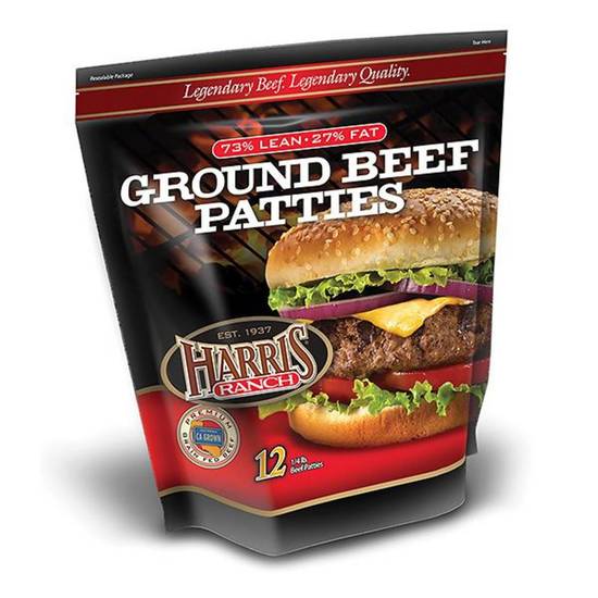 Harris Ranch Frozen Ground Beef Patties