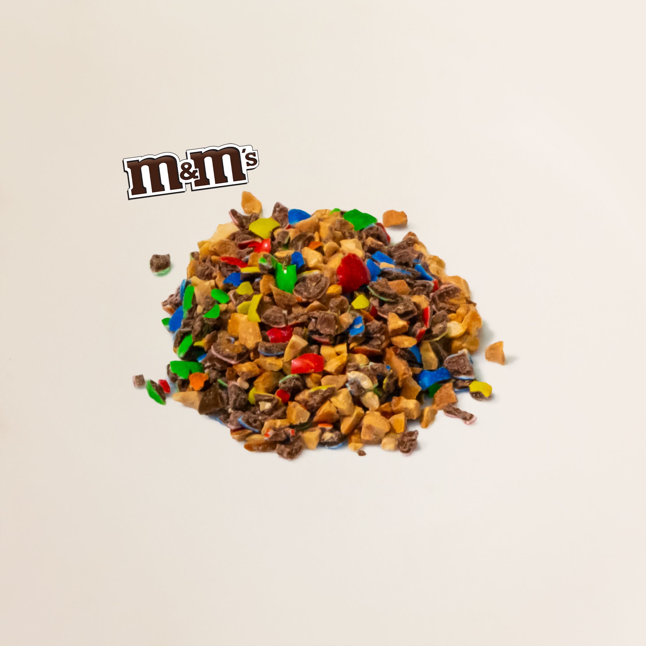 Topping m&ms