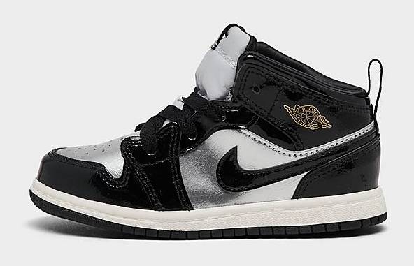 Kids' Toddler Air Jordan Retro 1 Mid Se Casual Shoes (9)