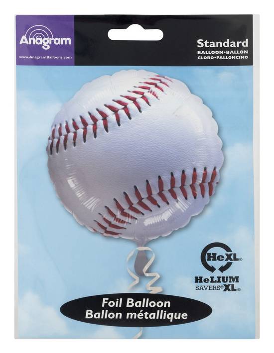 Anagram Standard Baseball Foil Balloon (1 balloon)