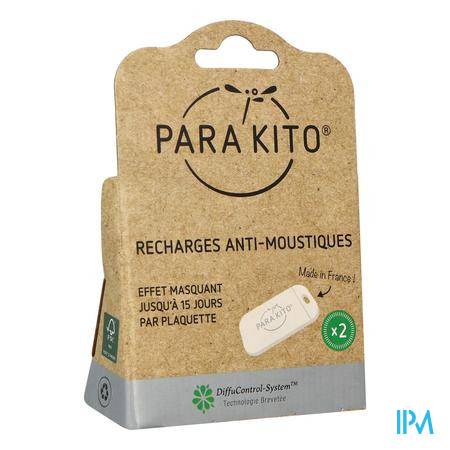 Parakito Diffuz Plaquette Recharge X2 Insecticide et répulsif - Vos indispensables voyages