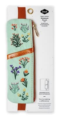 Denik Petite Blooms Embroidered Notebook Pouch