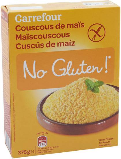 Carrefour - Couscous maïs sans gluten (375g)