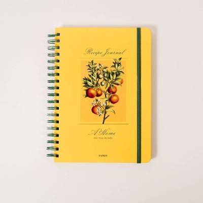 Papier 150pg Recipe Journal 9.84"x7.48" Orange Tree