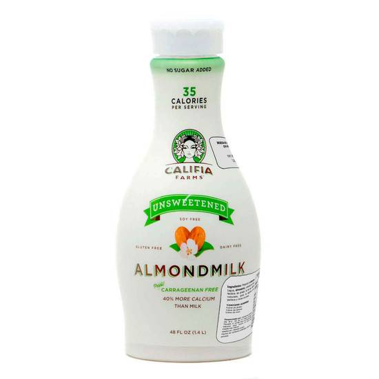 Califia farms leche de almendras sin azúcar (1.42 l)