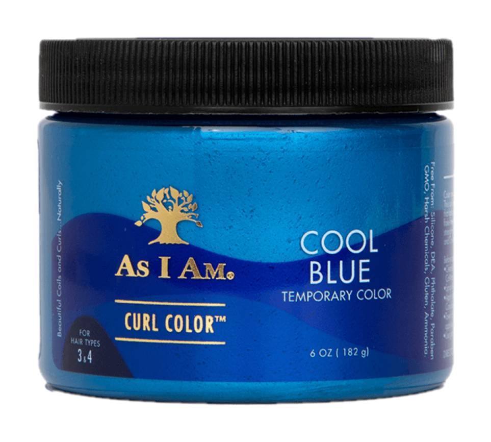 As I Am Temporary Curl Color, Cool Blue (6 oz)