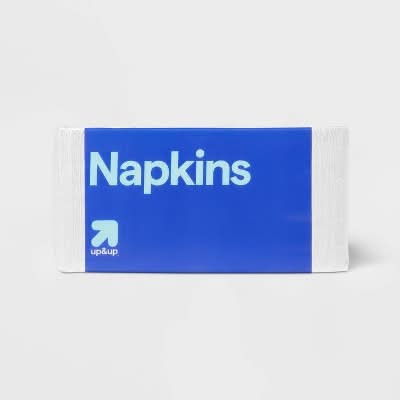 up&up Disposable Paper Napkins, 6.25x9.75 in (400 ct)