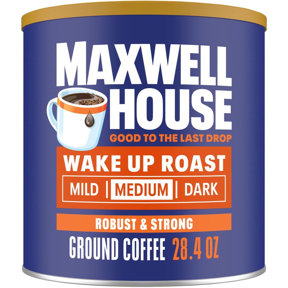 Maxwell House Medium Ground Coffee, Wake Up Roast (28.4 oz)
