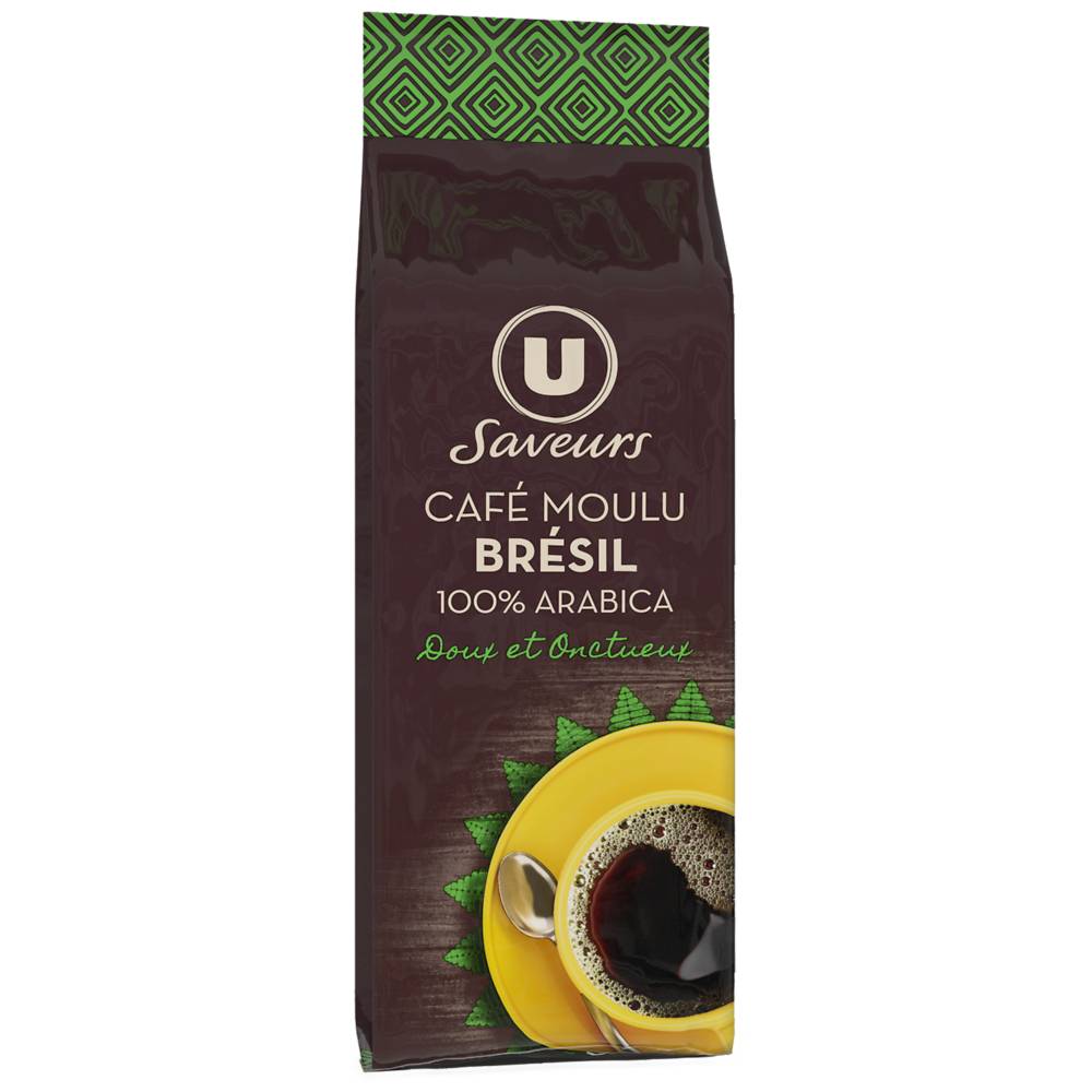 U - Saveur café moulu brésil 100% arabica