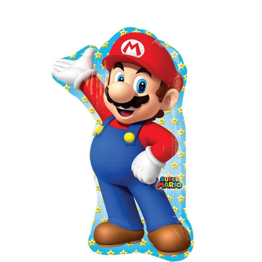 Party City Uninflated Super Mario Balloon
