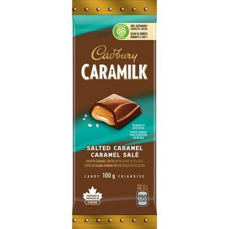 Cadbury Chocolate Bar, Salted Caramel (100 g)