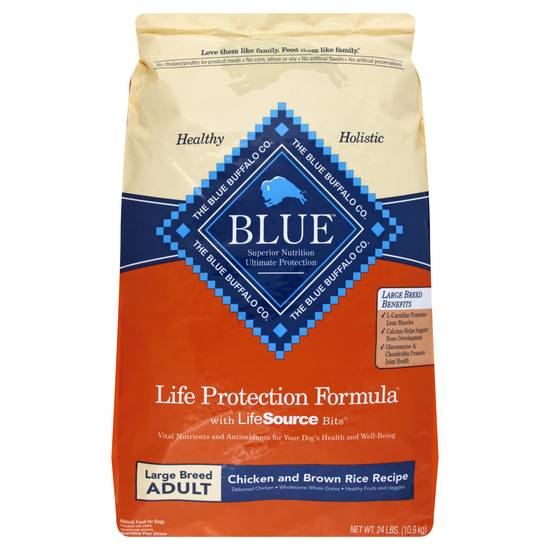 Blue Buffalo Chicken & Brown Rice Large Breed Adult Dog Food