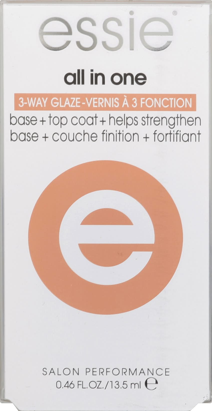 essie All in One Base Top Coat & Strengthener (0.5 oz)