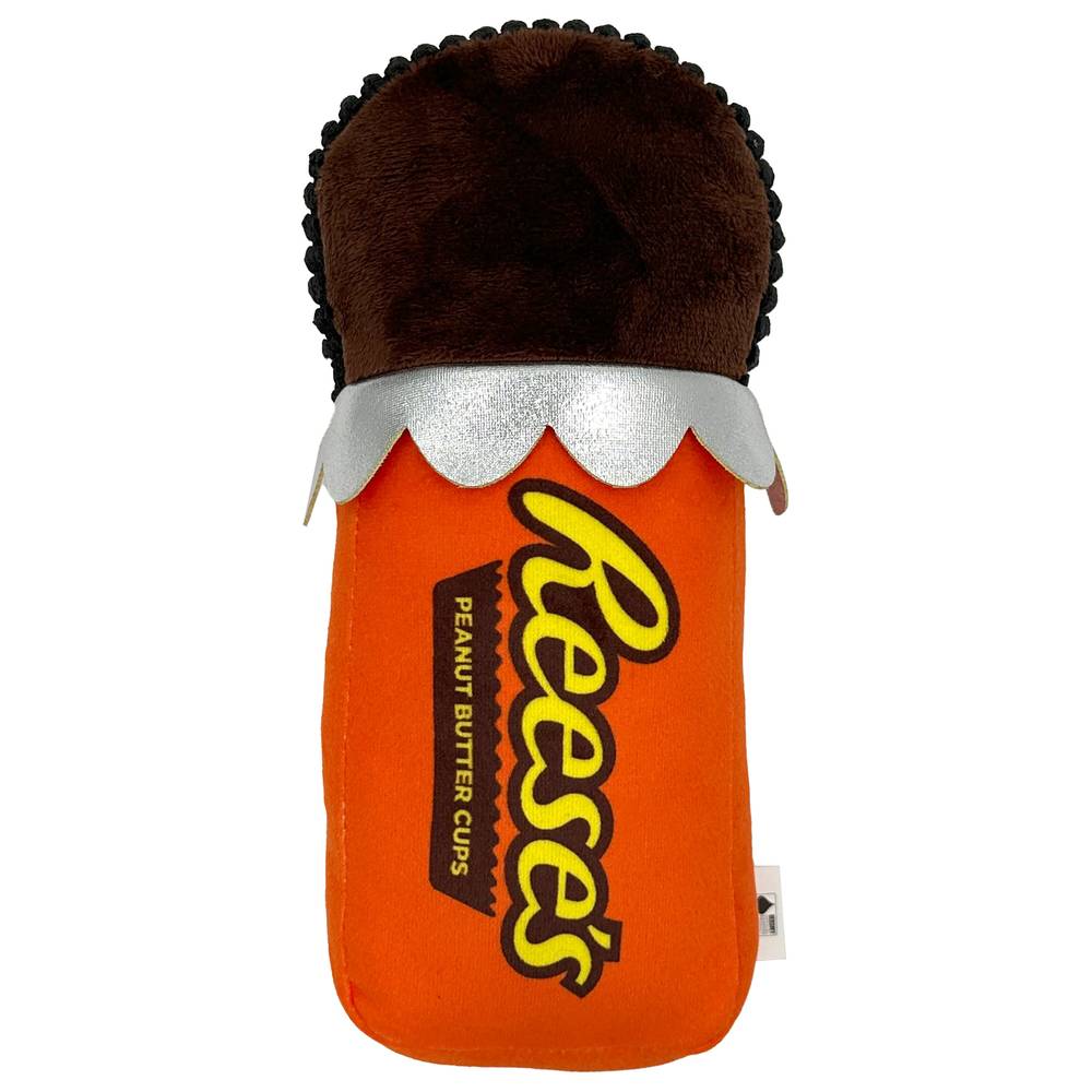 Reese's Peanut Butter Cups Plush Crinkle Dog Toy
