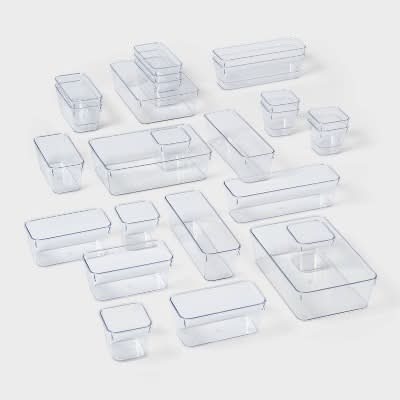 Brightroom Drawer Flatware Organizer, Clear (25 ct)