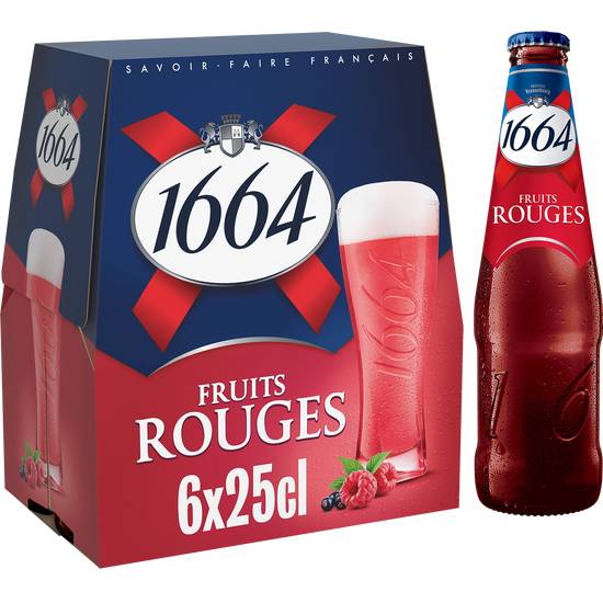 1664 - Fruits rouges ( 6 pièces, 250 ml )